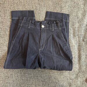 Madewell Paperbag Crop Jean